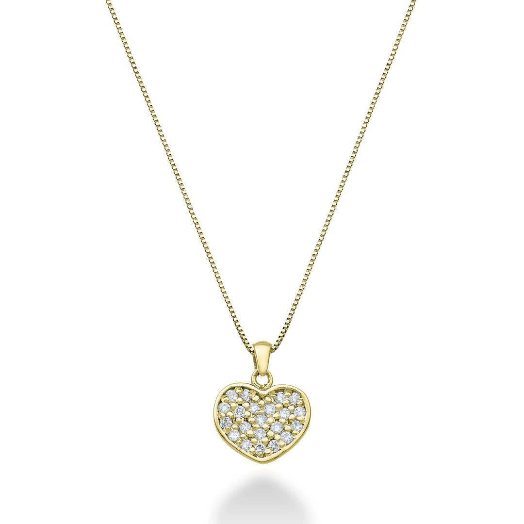 Nihama cl 18k Herz 0,13 ct Gelbgold ND5167O1BR013