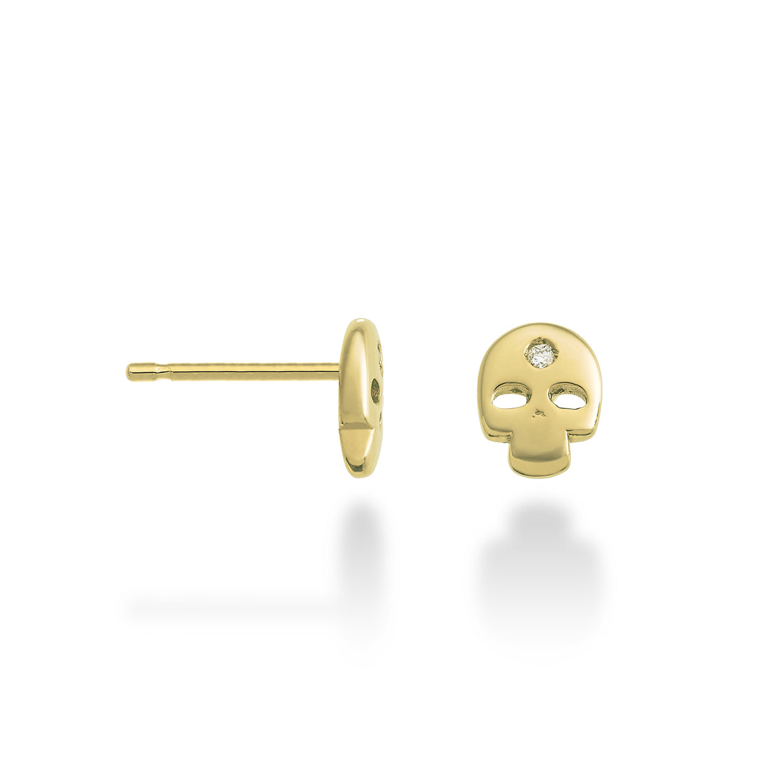 Mikiko or 18k skull 0.02 ct yellow gold MO5115O1BR002