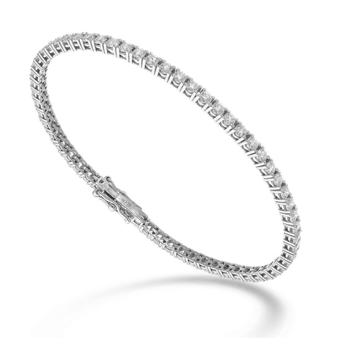 World Diamond Group bracciale tennis cast. filo light ct 0,05 cad BTF800D005-175-25343110197