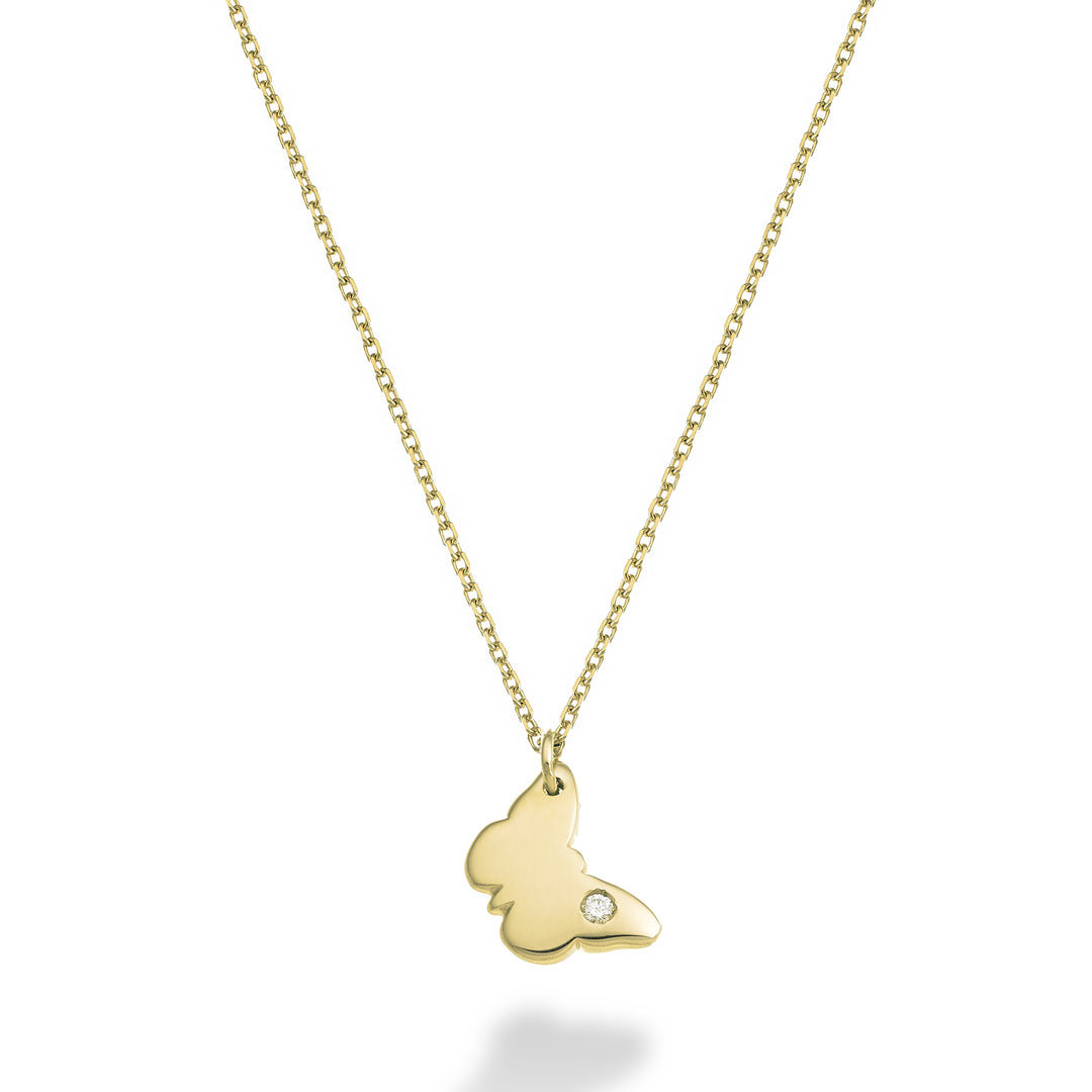 Nihama cl 18k Schmetterling 0,01 ct Gelbgold ND5133O1BR001