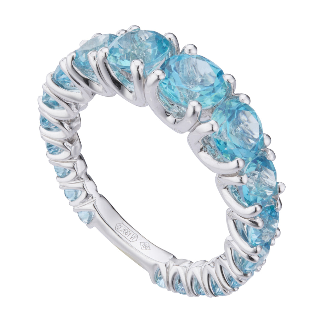 Mikiko an 18kt Swiss topaz scale with white gold bar MXDABIC1498TPSO4