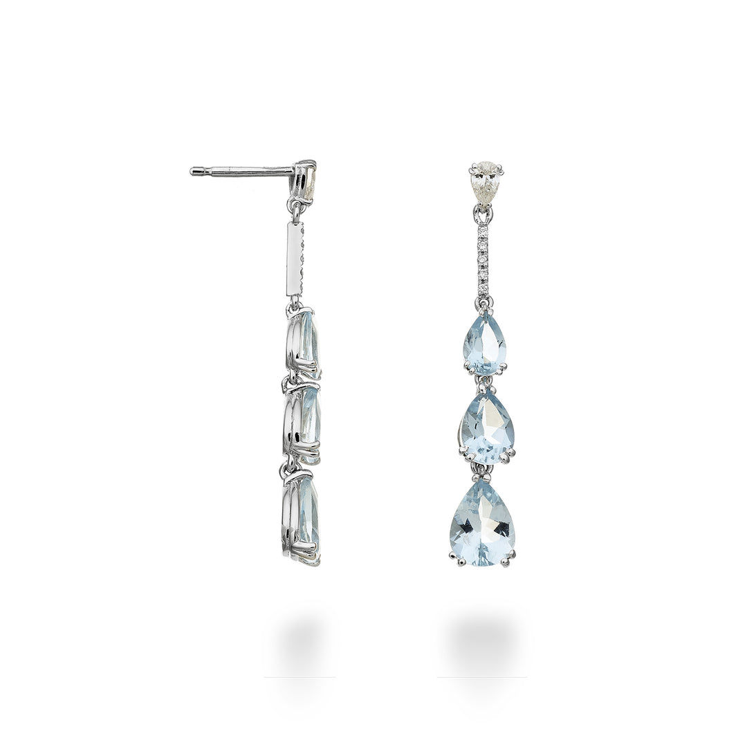 Golay orecchini pend acquamarine goccia scalari e barr. OCL196DAQP68-24145110029