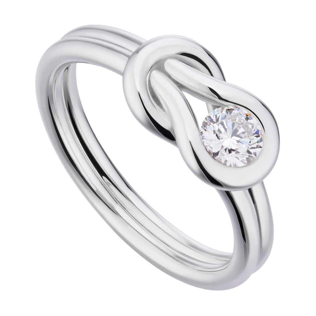 World Diamond Group FM Encordia Ring glatter Knoten ct.0,40-0,49 ASLFM011DI5-19077110044