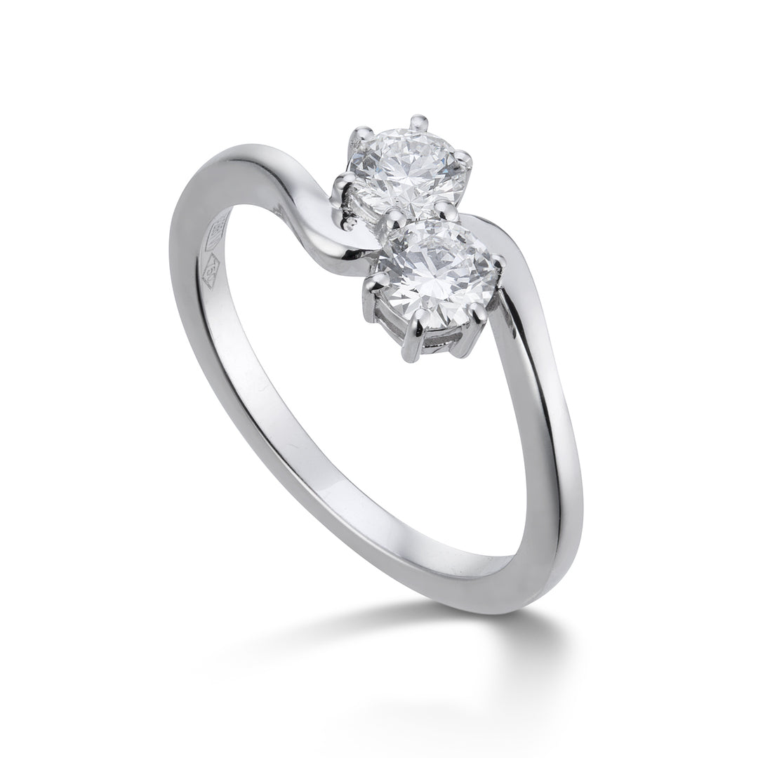 Bague bilogy Golay avec diamants totalisant 1,00 ct ABL001DI100-24030110174