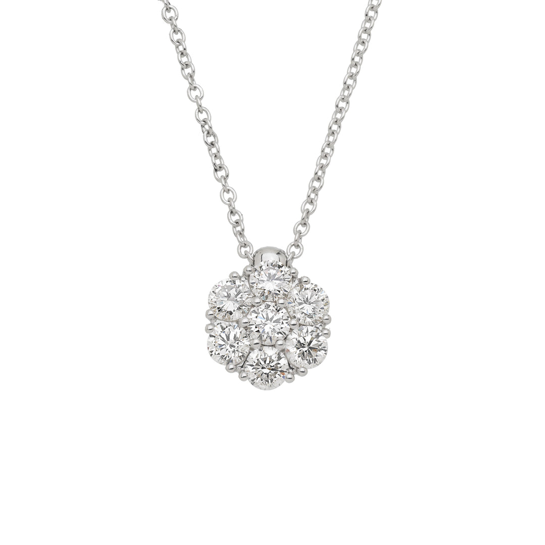 Collier pendentif multi-pierres Golay avec 7 diamants de 0,09 ct GAB21409-24205110043