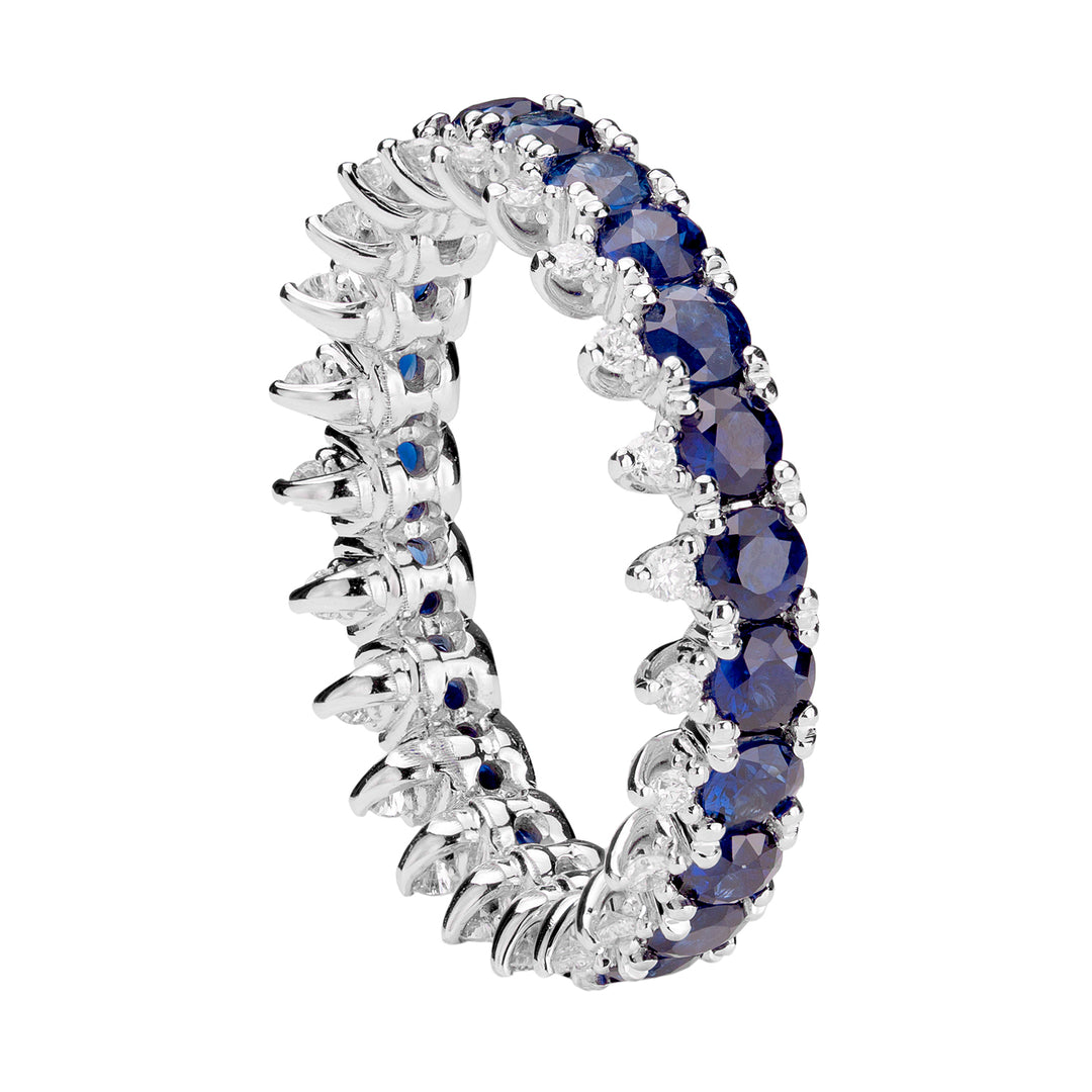 Golay anello girodito diamanti e zaffiri ADG016ZBDI-18011110013