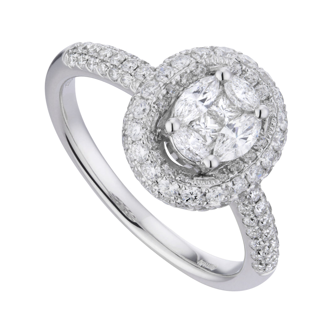 Golay oval head ring diam round, princess and marquise ARTR7542-12069110030