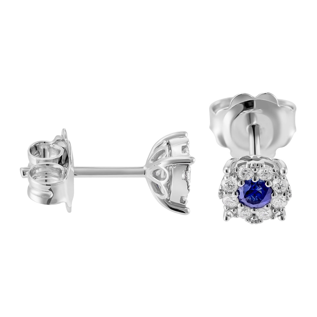 Nihama or 18k sapphire no. ct.0.26 diam. 0.20 ct NOGICE01DIZBO4