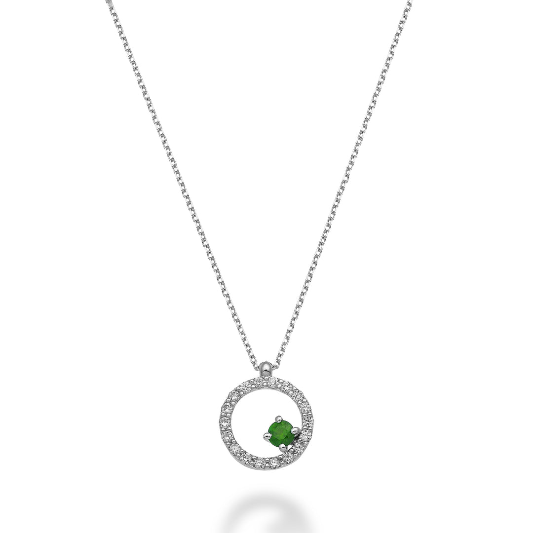 World Diamond Group cl 18k „runder“ Smaragd Nr. ct.0,07 Durchm. ct.0,14 GD5157O4SMN021