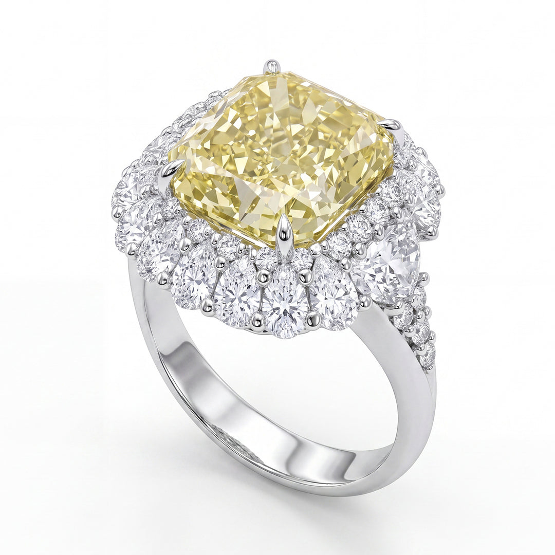 World Diamond Group anello cushion fancy ct 6,11 APU139WDI-20149110014