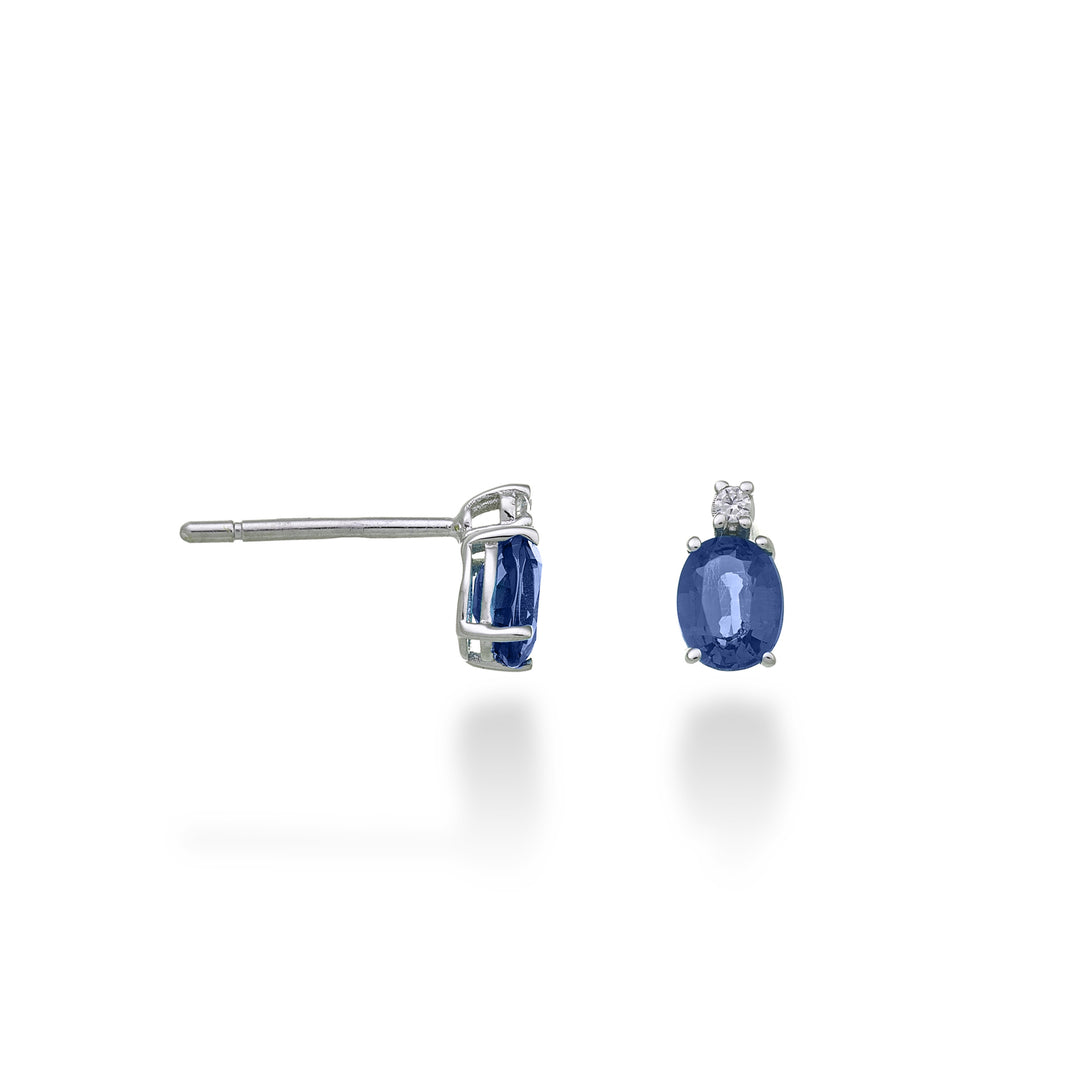 Nihama ou saphir 9k no. ovale 5x4 ct.0,80 diam. 0,02 ctNO5163R4ZFN
