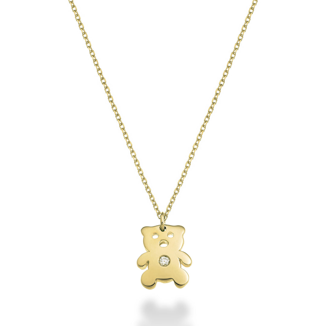 Mikiko cl 18k Teddybär 0,01 ct Gelbgold MD5130O1BR001