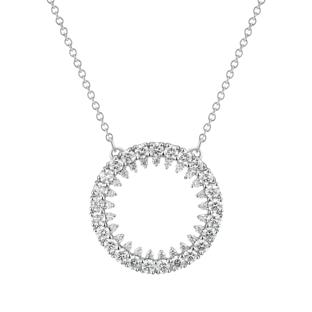Golay-Halskette mit Diamantkreis PDG014DI-21348110071