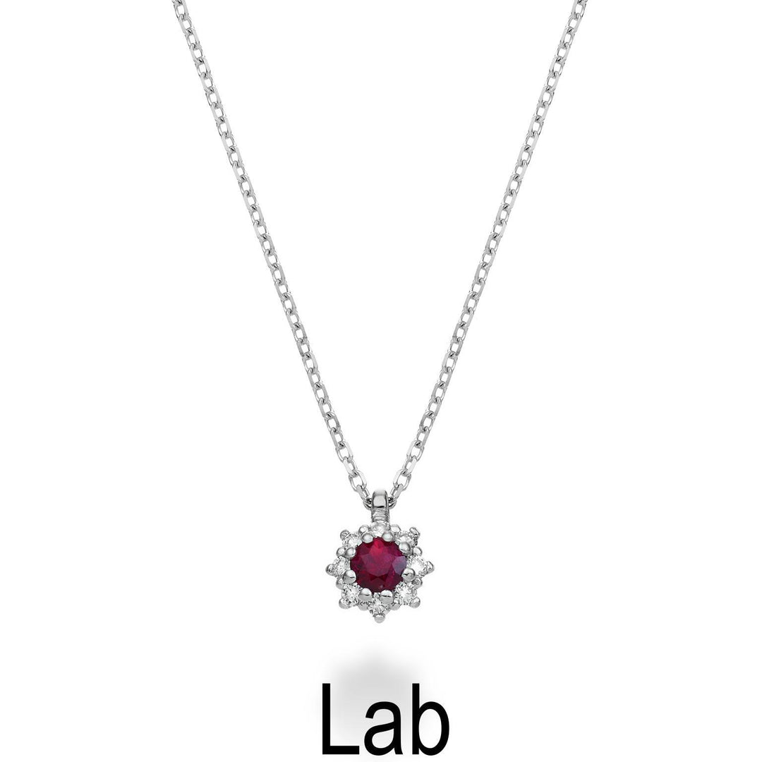 Mikiko cl 18k rubino lab ct.0,08 diam. ct.0,04 mis.1 MD5084O4RBL008