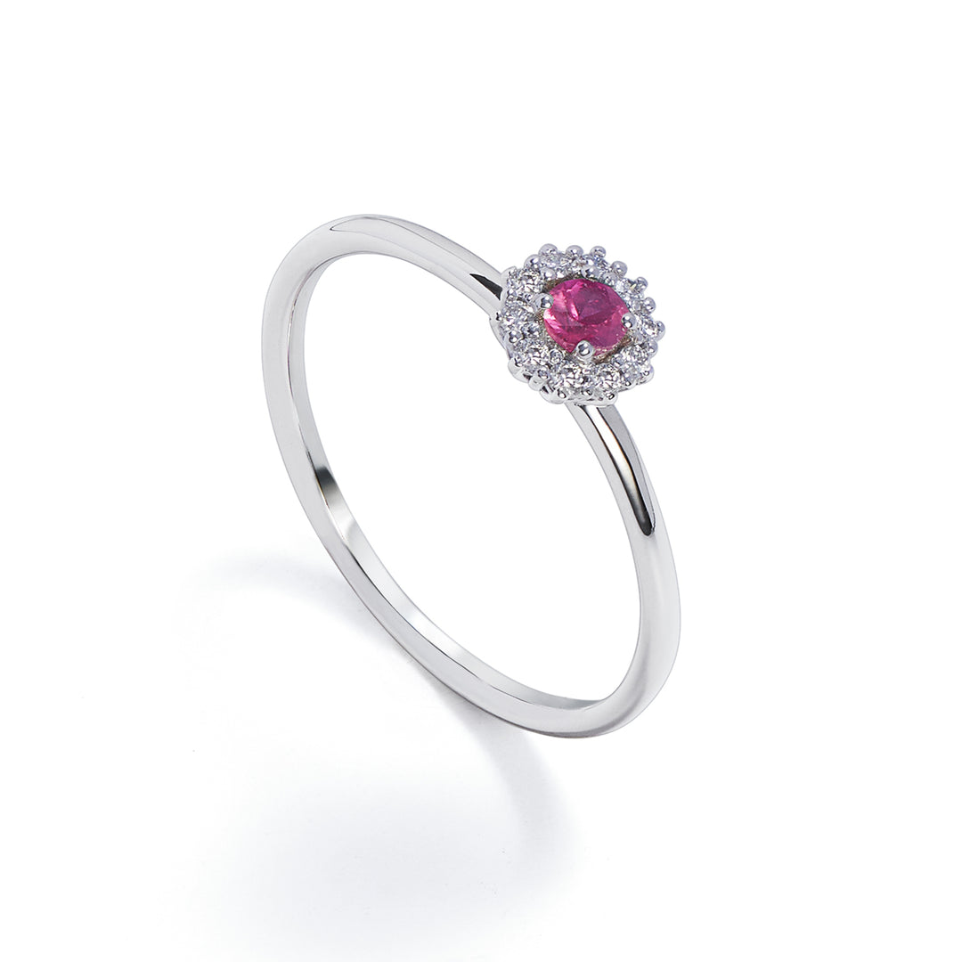 Nihama an 18k ruby ​​n. 0.12 ct diam. 0.07 ct size 2 NA5140O4RBN012