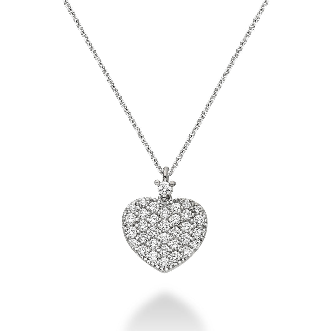 Golay cl 18k ct.0,36 coeur plat taille 3 or blanc chat. blanc GD5089O4BR036-3