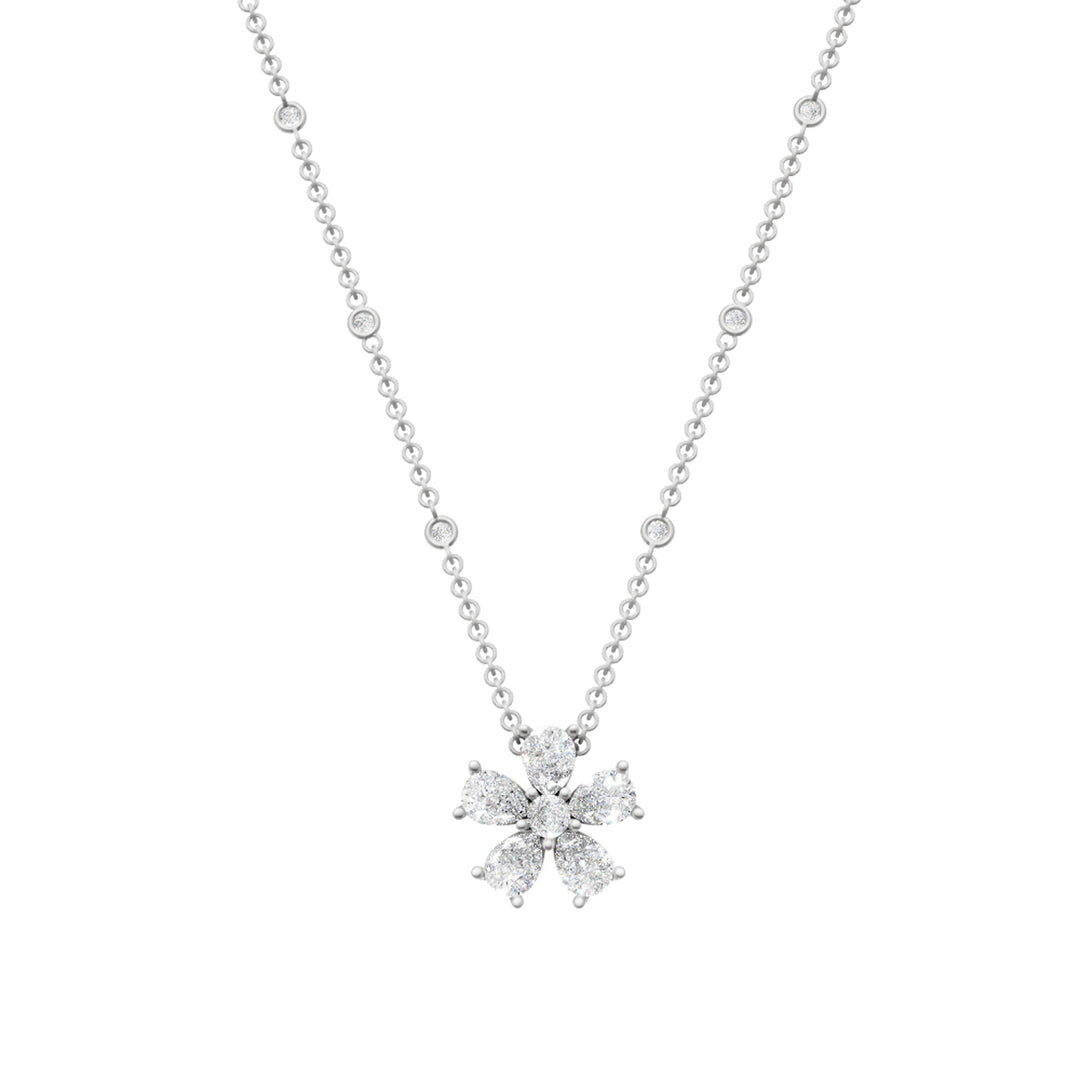 Golay collier fleur cinq gouttes diamant 0,20 ct blanc GMP568D020B-26154110101
