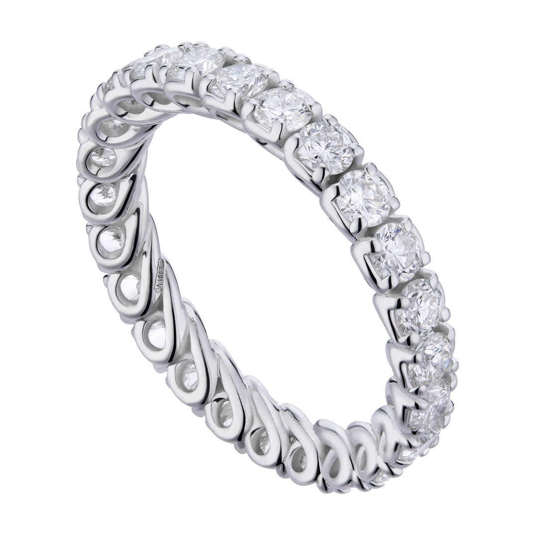 Golay linear gyro finger ring infinite love ct. 2.16 AET024200DI-17235110028