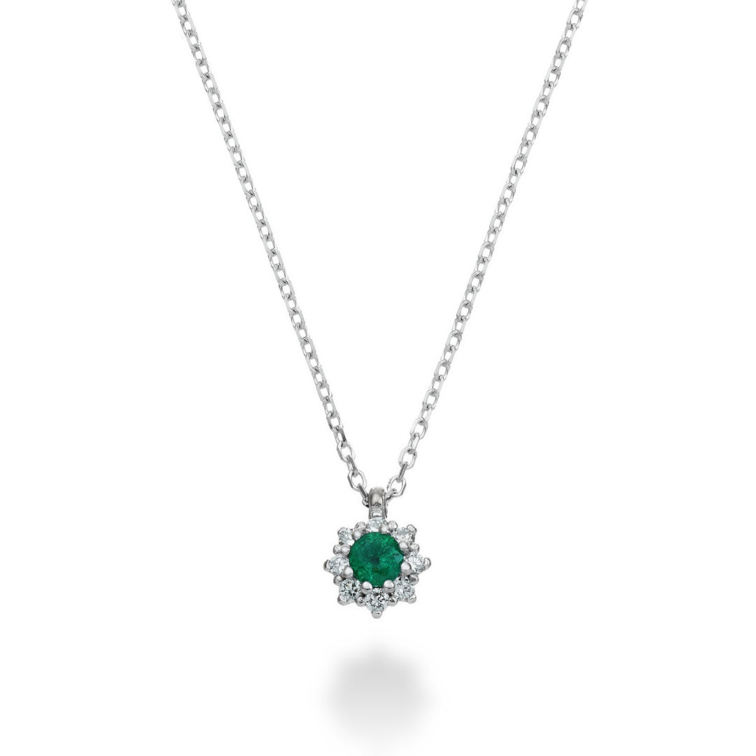 Mikiko cl 18k Smaragd n. ct.0,07 Durchm. 0,04 ct Größe 1 MD5084O4SMN007