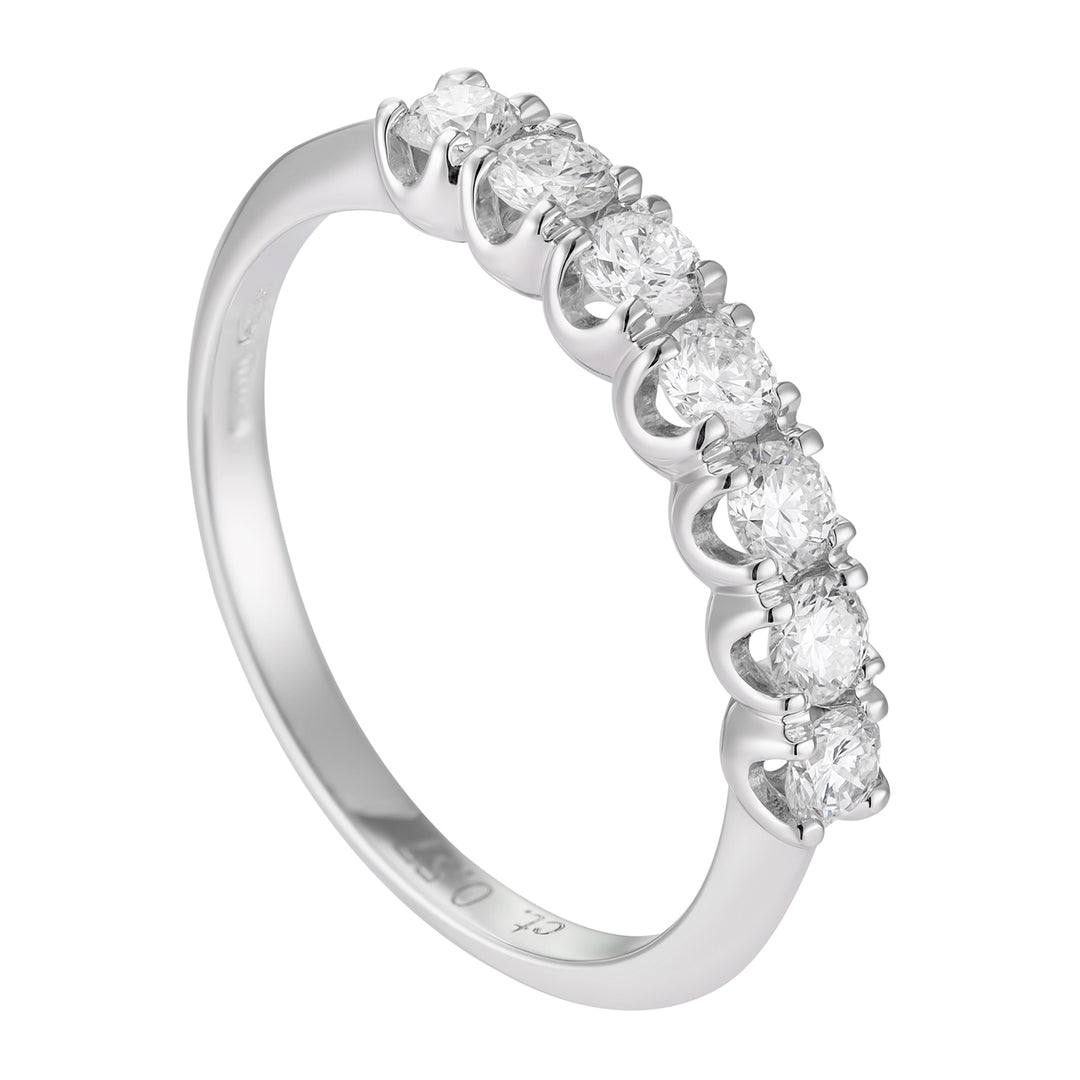 Golay linear riviera ring 7 stones total 0.56 ct AFP1713055-22059110018