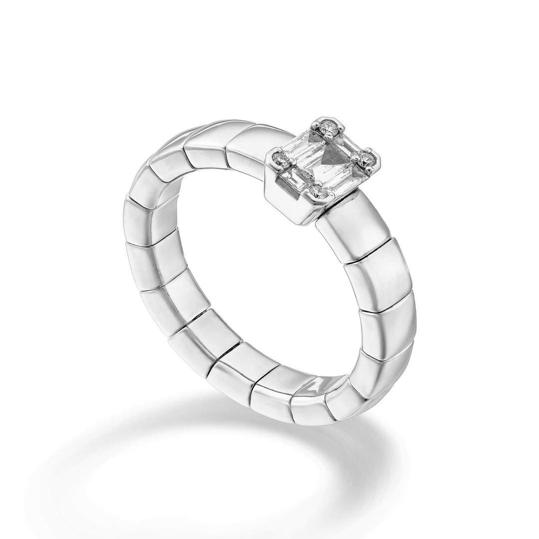World Diamond Group an 18k diam. tepper con molla ct. tot.0,30 GA5163O4BR030