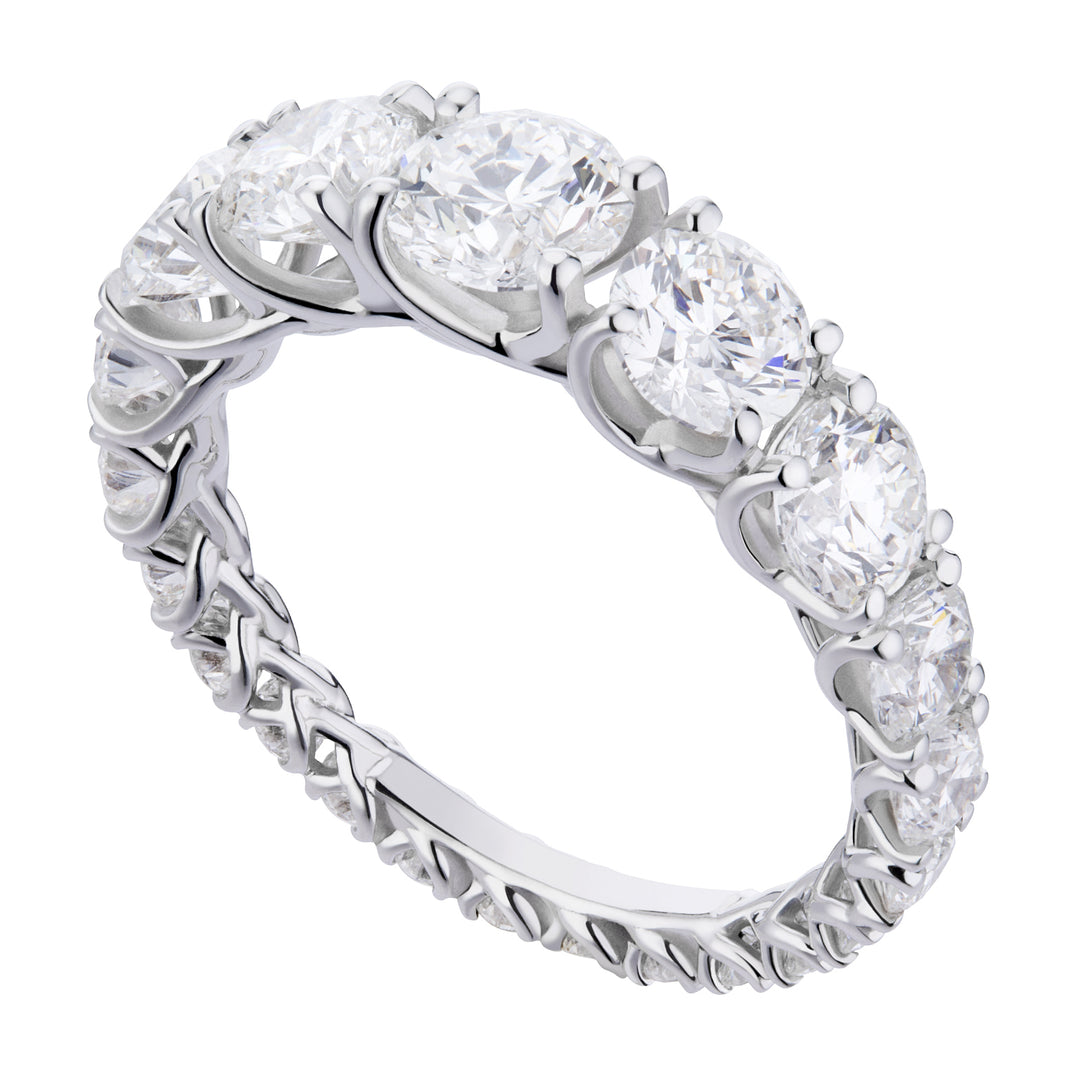 Golay Gyrodito-Ring mit abgestufter Anmut, 0,12 ct ABTRE1467-21344110024