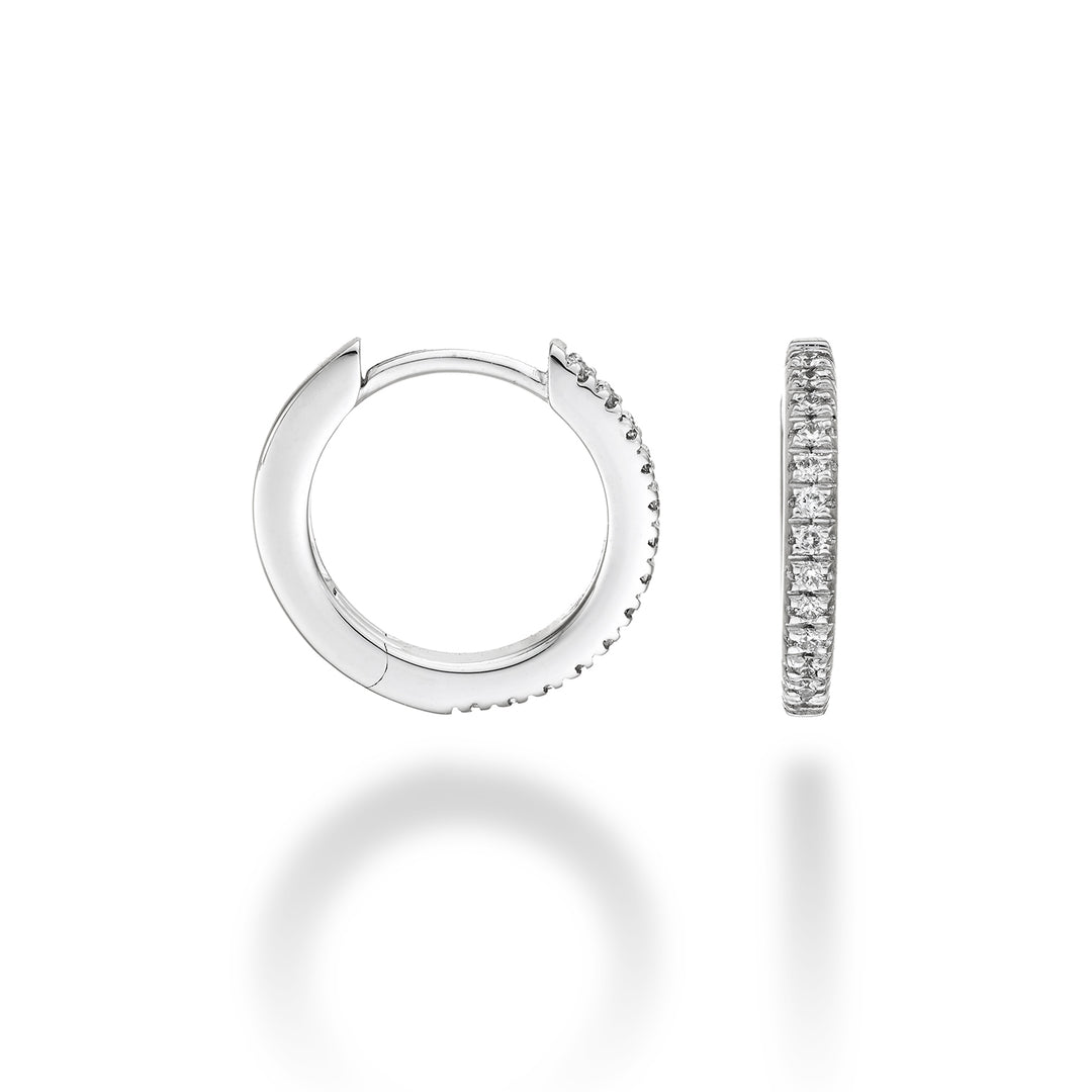 Nihama or 18k ct.0,13 mis.3 oro bianco diam. est. 13,5mm NO5077O4BR013-3