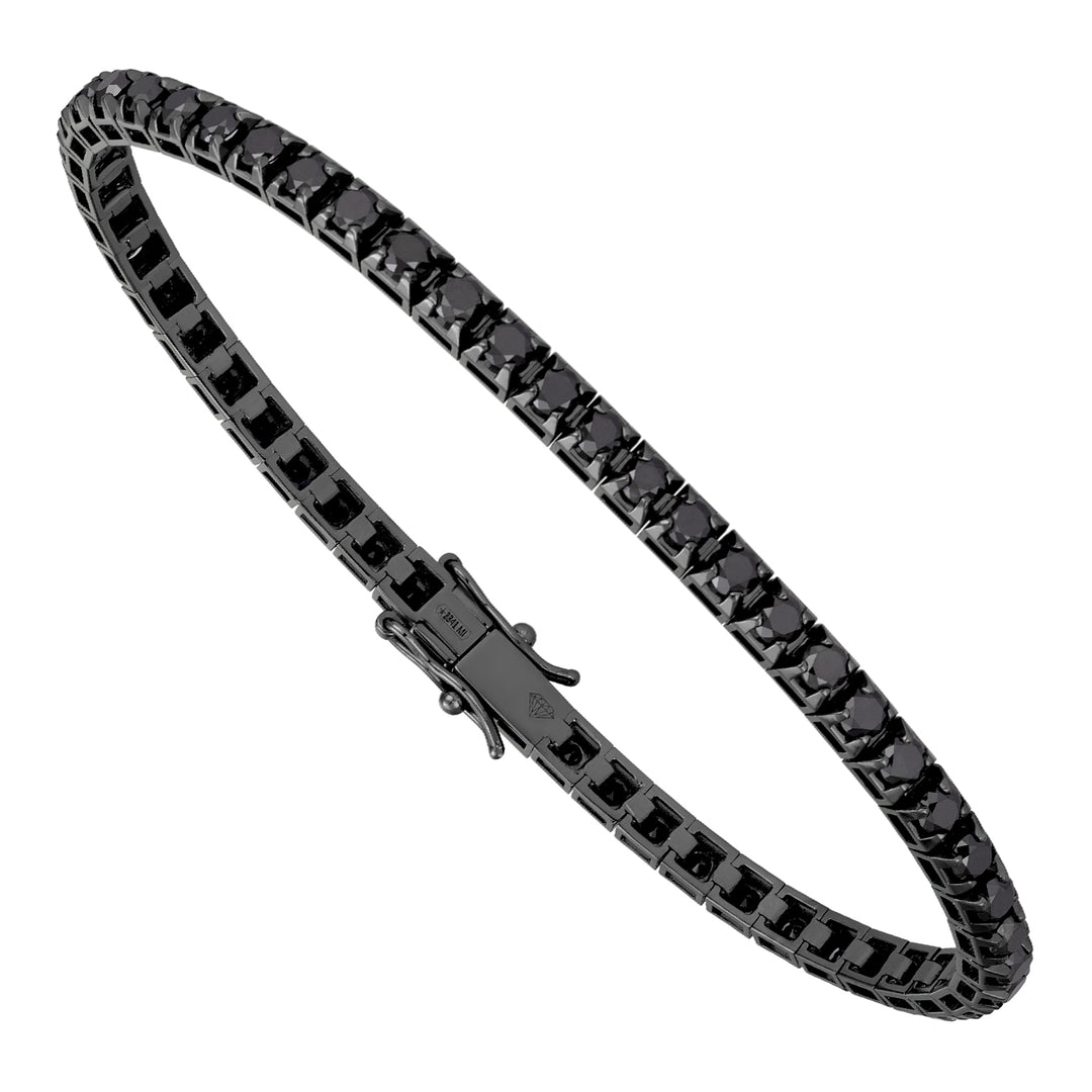 Golay tennis square bezel with black diamonds ct. 3.16 BTQ060BK14-180-26051110140