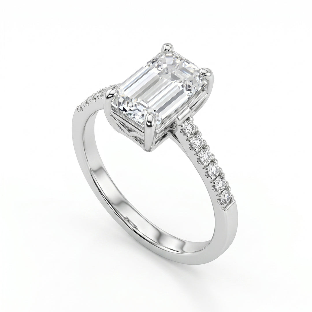 X-Diamond an 18kt lab g.d. tot. ct.1,79 cent. ct.1,69 ottagono+gambo incassato f vs1 XXDAPU064O4OTBI179F1