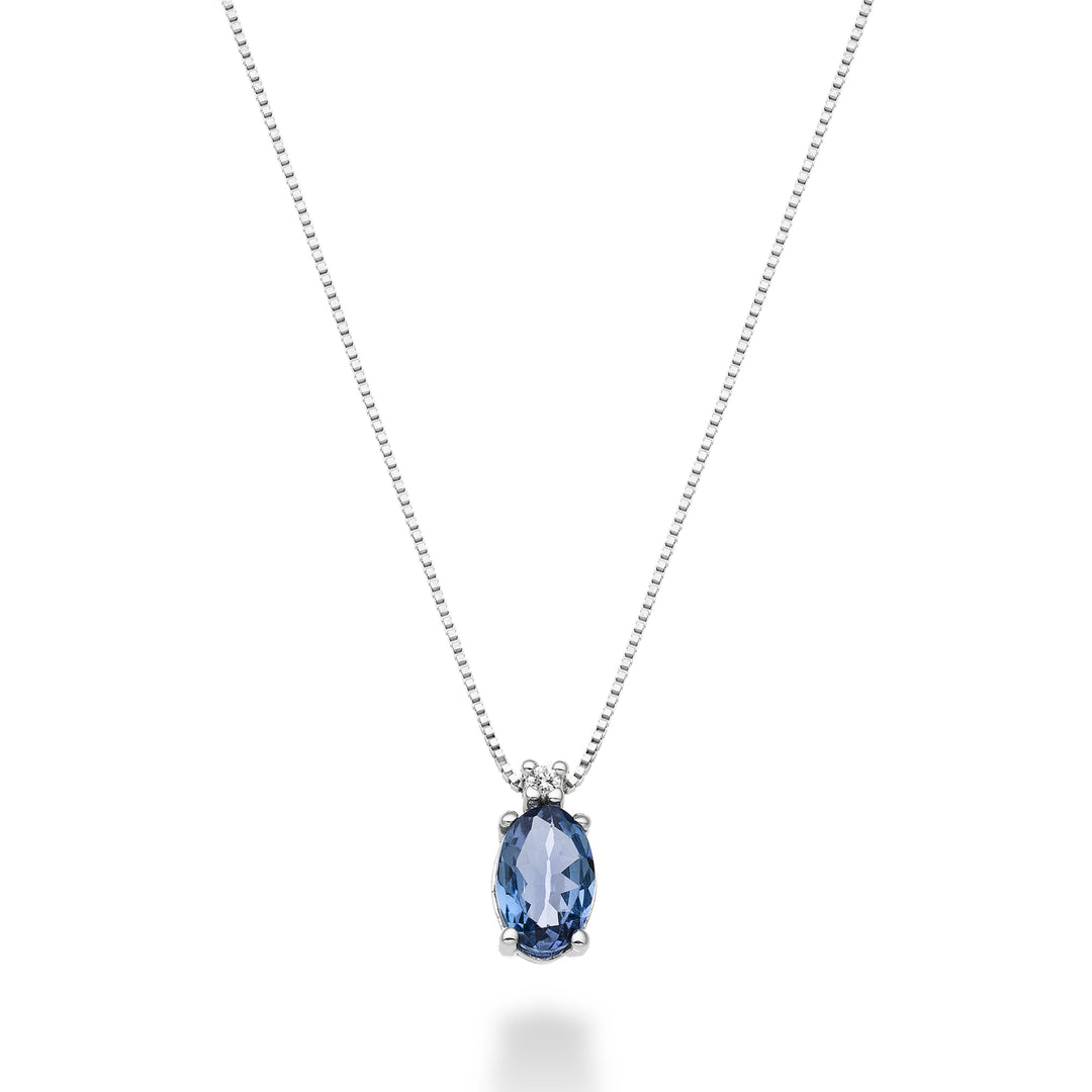 Nihama cl 9k Tansanit n. oval 6x4 ct.0,38 Durchm. ct.0,01 ND5034R4TZN