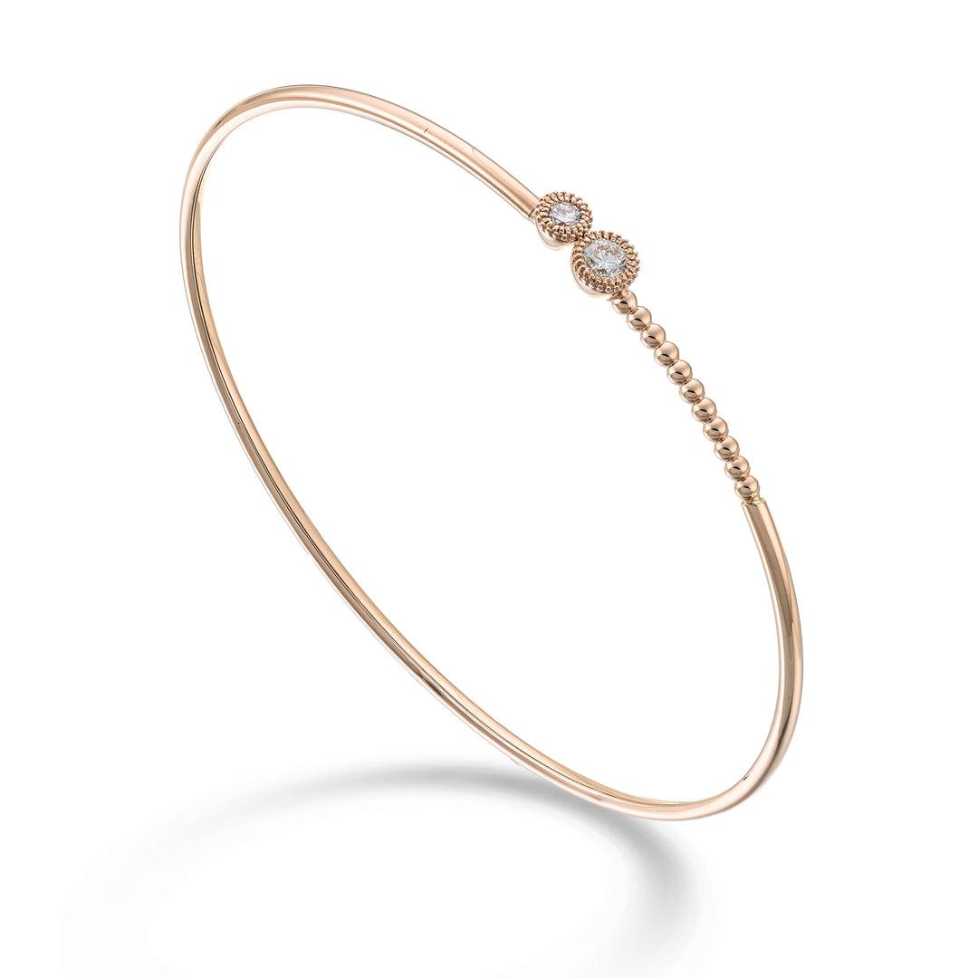 Golay Br 18kt Armreif 2 Fassungen 0,30 ct Roségold GBSC058DIO3