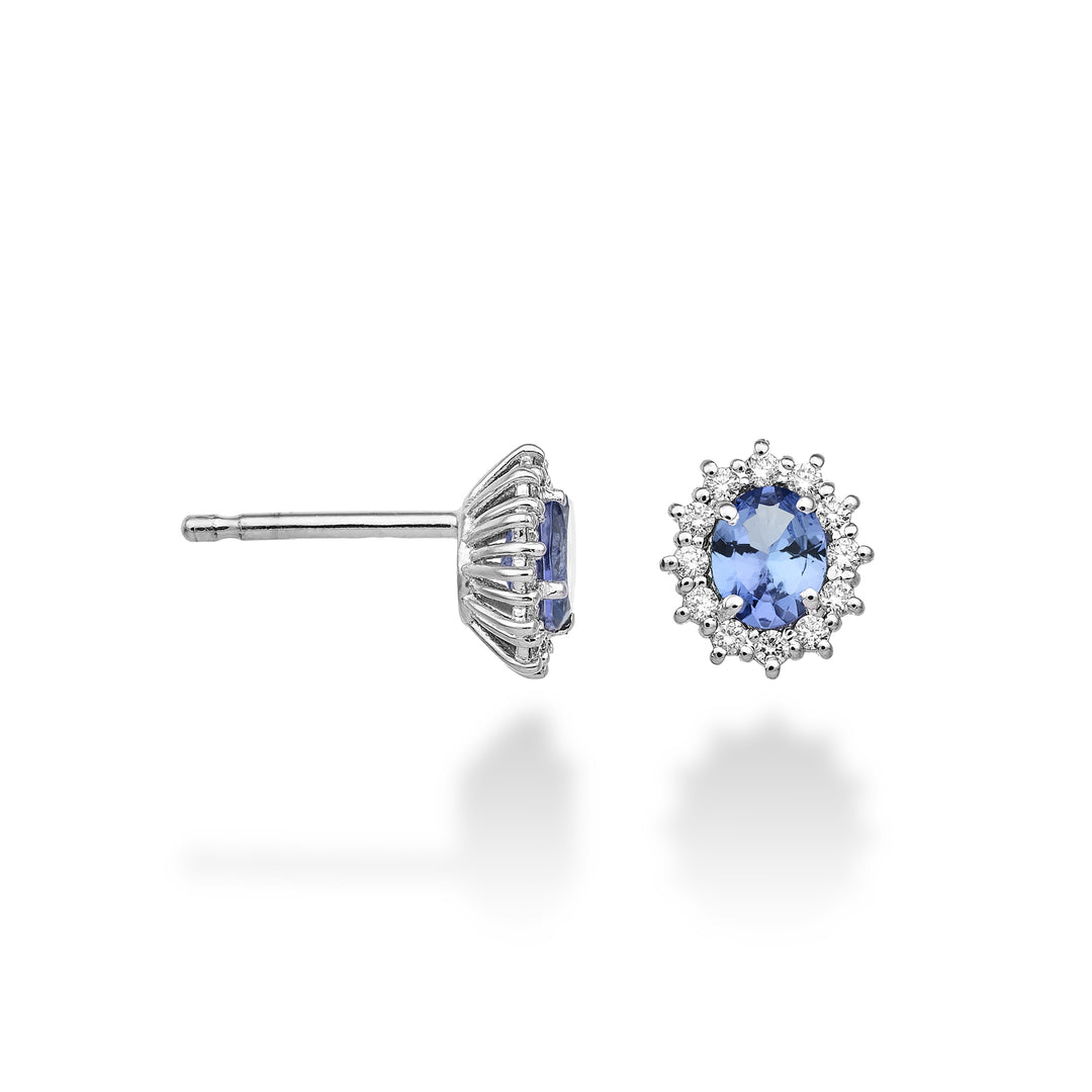 Mikiko or 18k tanzanite ovale 5x4 ct.0,60 diam. ct.0,20 MO5104O4TZN