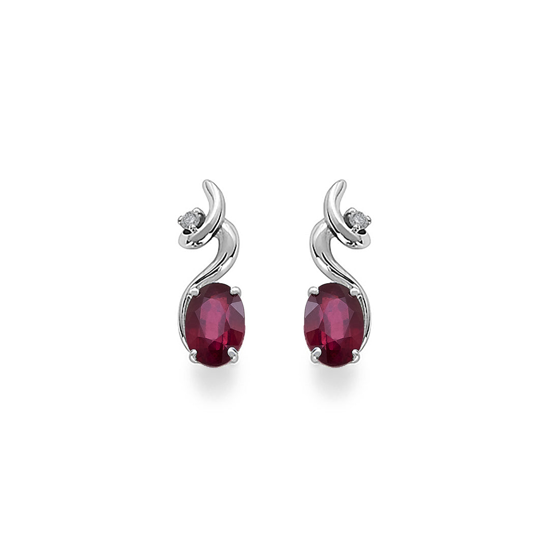 Mikiko or 18k rubino ovale 6x4 ct.0,80 diam. ct.0,02 MO5013O4RBC