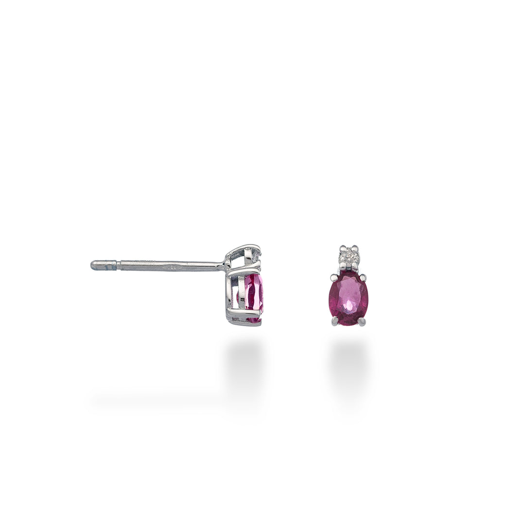 Nihama oder 9k Rubin n. oval 4x3 ct.0,40 Durchm. 0,02 ct NO5162R4RBN