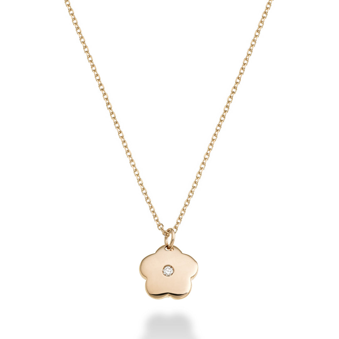 Mikiko cl fleur 18 carats 0,01 ct or rose MD5129O3BR001
