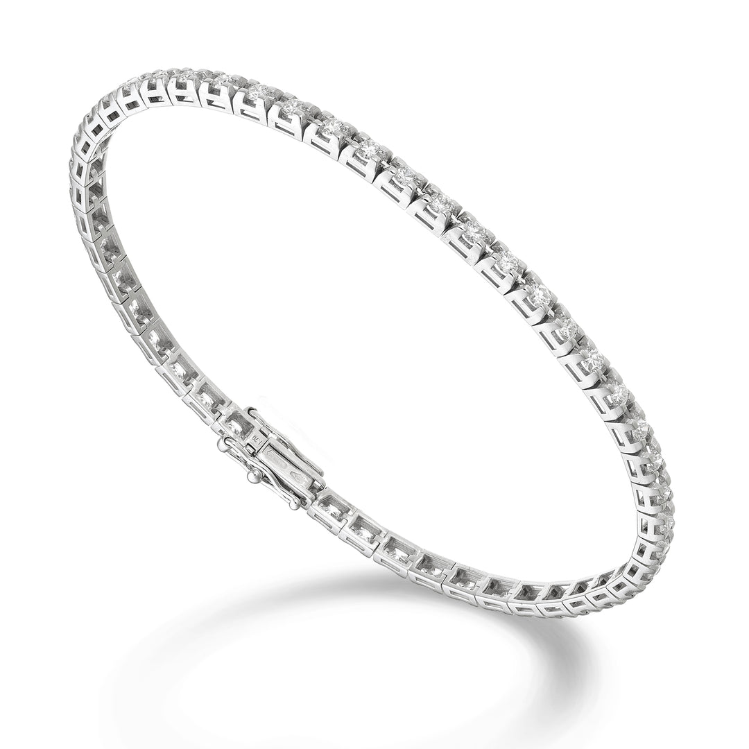 World Diamond Group bracciale tennis cast. piramide light ct 0,035 cad BTP800D0035-170-26012110149