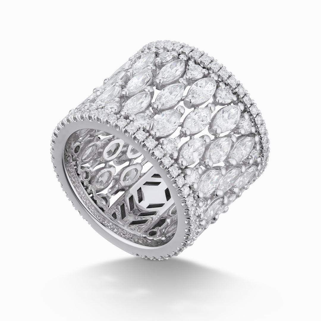 Bague Golay avec marquise et contour AET015MQ-26141110137