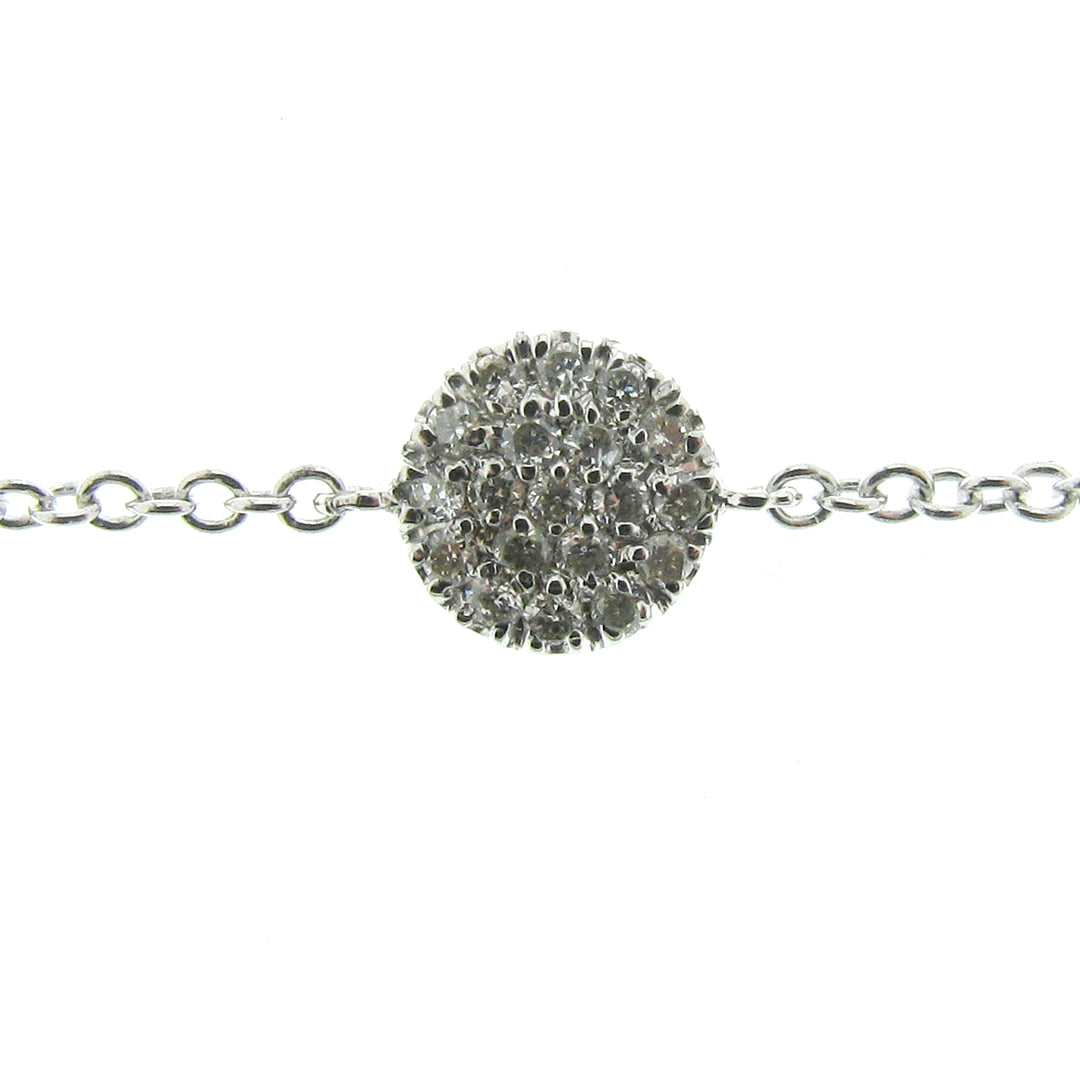 Golay kleiner runder Rundhalsausschnitt, Pavé-Weiß, CFP6031-12046110139