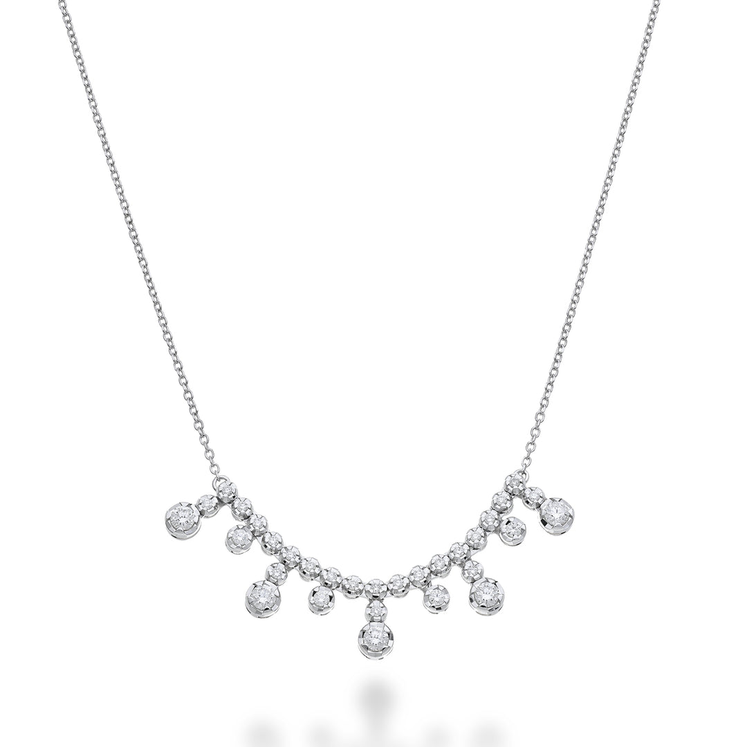 Golay Rundhalsausschnitt mit Multistone-Muster und kurzem Punkt GMPF011DI-26027110230
