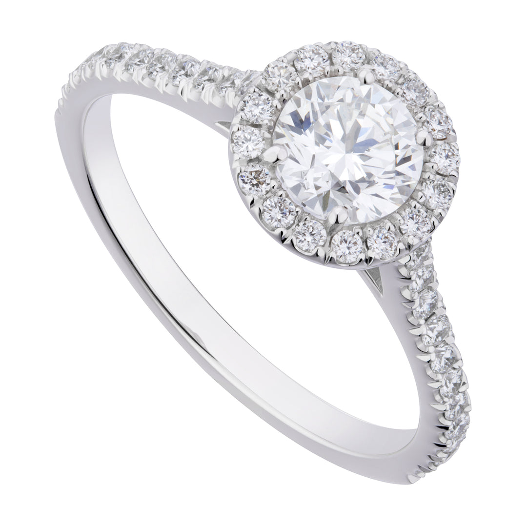 Bague solitaire Golay avec contour cen 0,70 ACT008DI70-24191110038