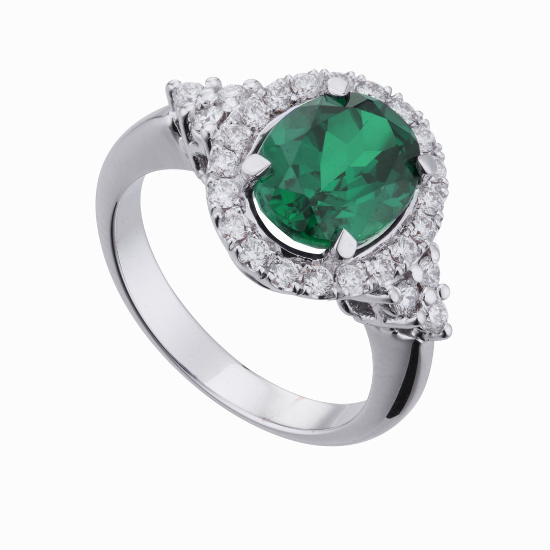 X-Diamond, ein 18-Karat-Labor-G.D. Labor-Smaragd von 8x10 ct. 2,20 ct. 0,50 LXDACLC131DSMRO4