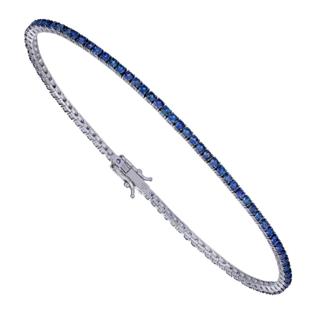 World Diamond Group tennis bracelet wire bezel 1.66 ct 17.5cm zaf BTF001ZB2