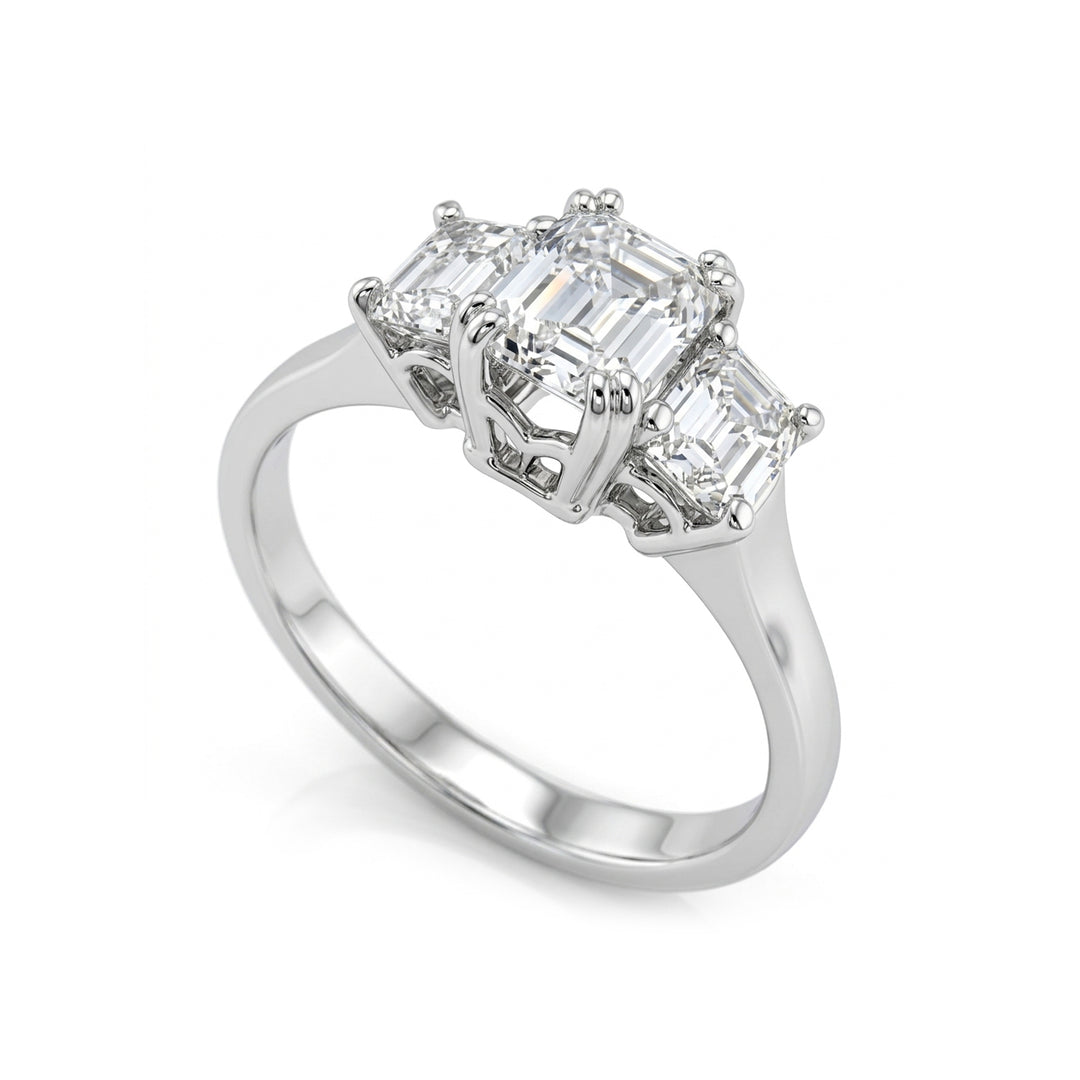 Bague trilogie Golay taille émeraude ATREM003DI1-22060110011