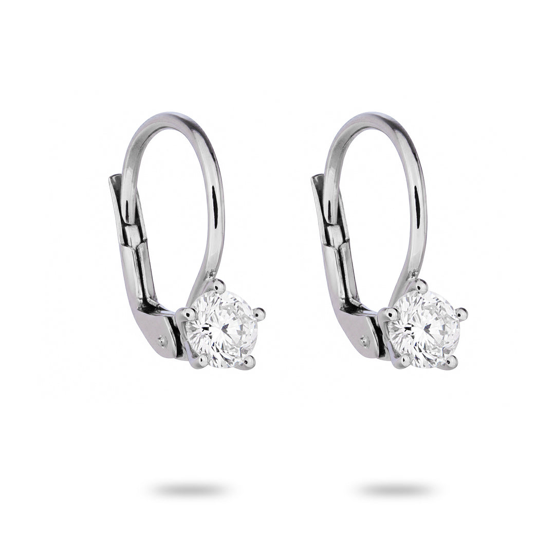 Golay orecchino punto luce 5 punte flora con monachella OPL007MWDI-21074110030