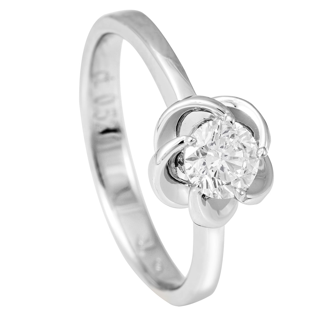 Bague solitaire rose World Diamond Group ASL014WDI-21263110153