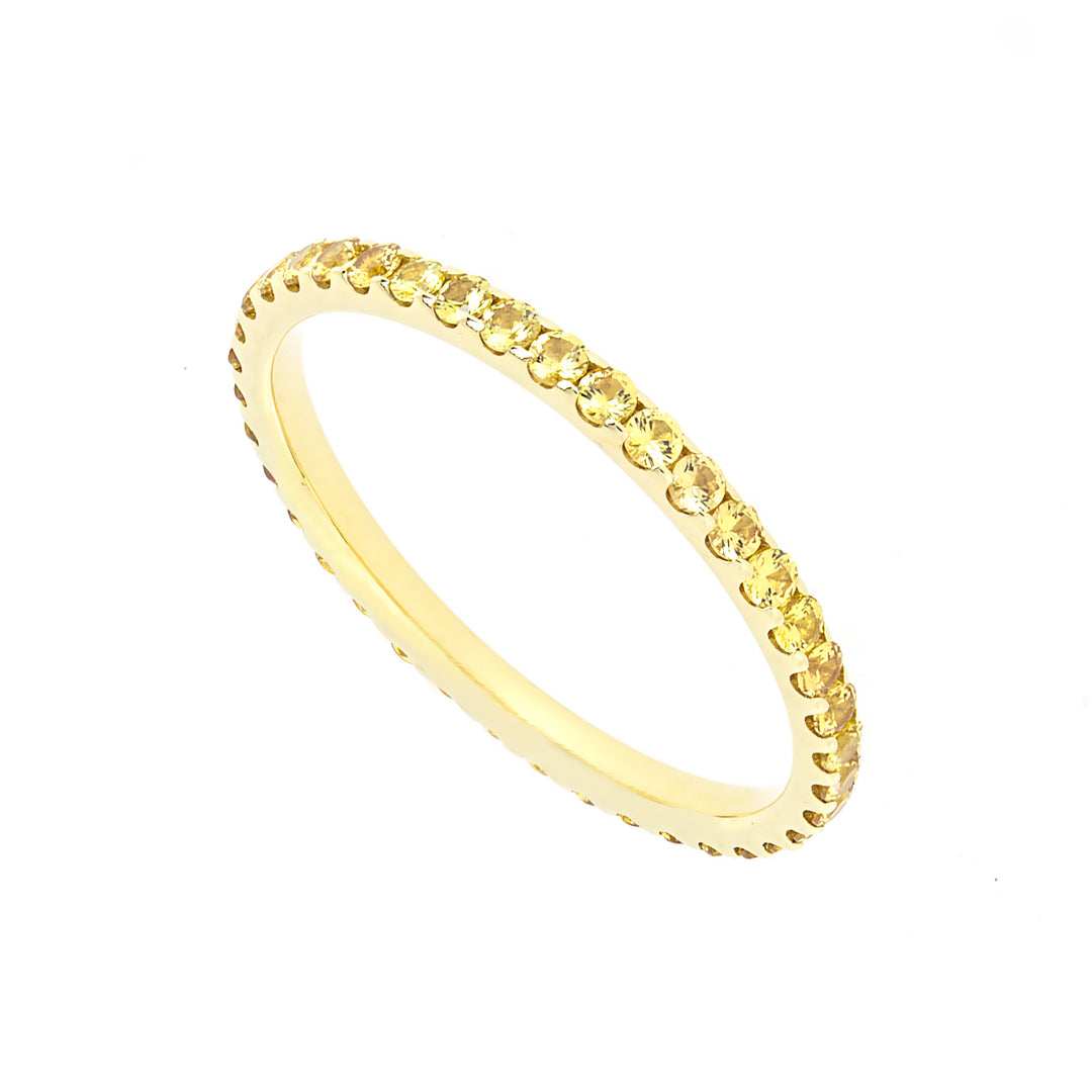 Golay gelber Zaff-Twisted-Ring AIM003YS-12114110083