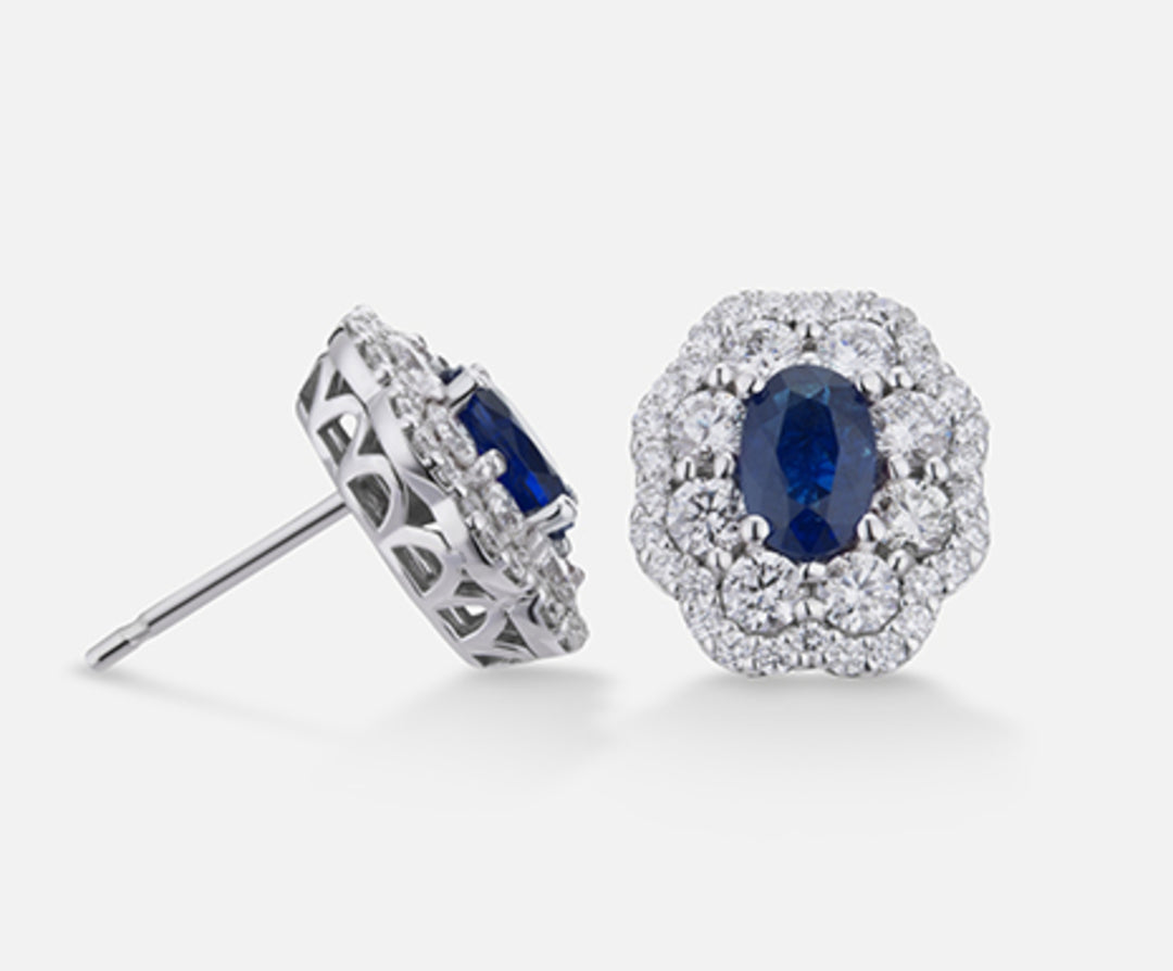 Mikiko or 18k zaffiro n. ovale 6x4 ct.1,14 dia ct.1,26 MO5036O4ZFN114