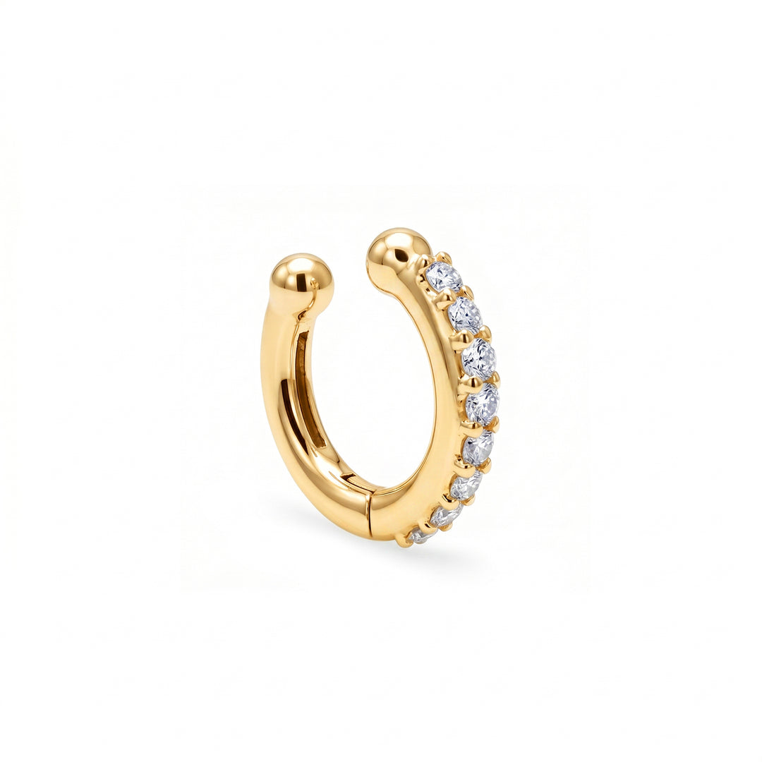 Golay Spring Ear Cuff-Ohrring mit Diamanten, Gelbgold OEC814DG-26190110092