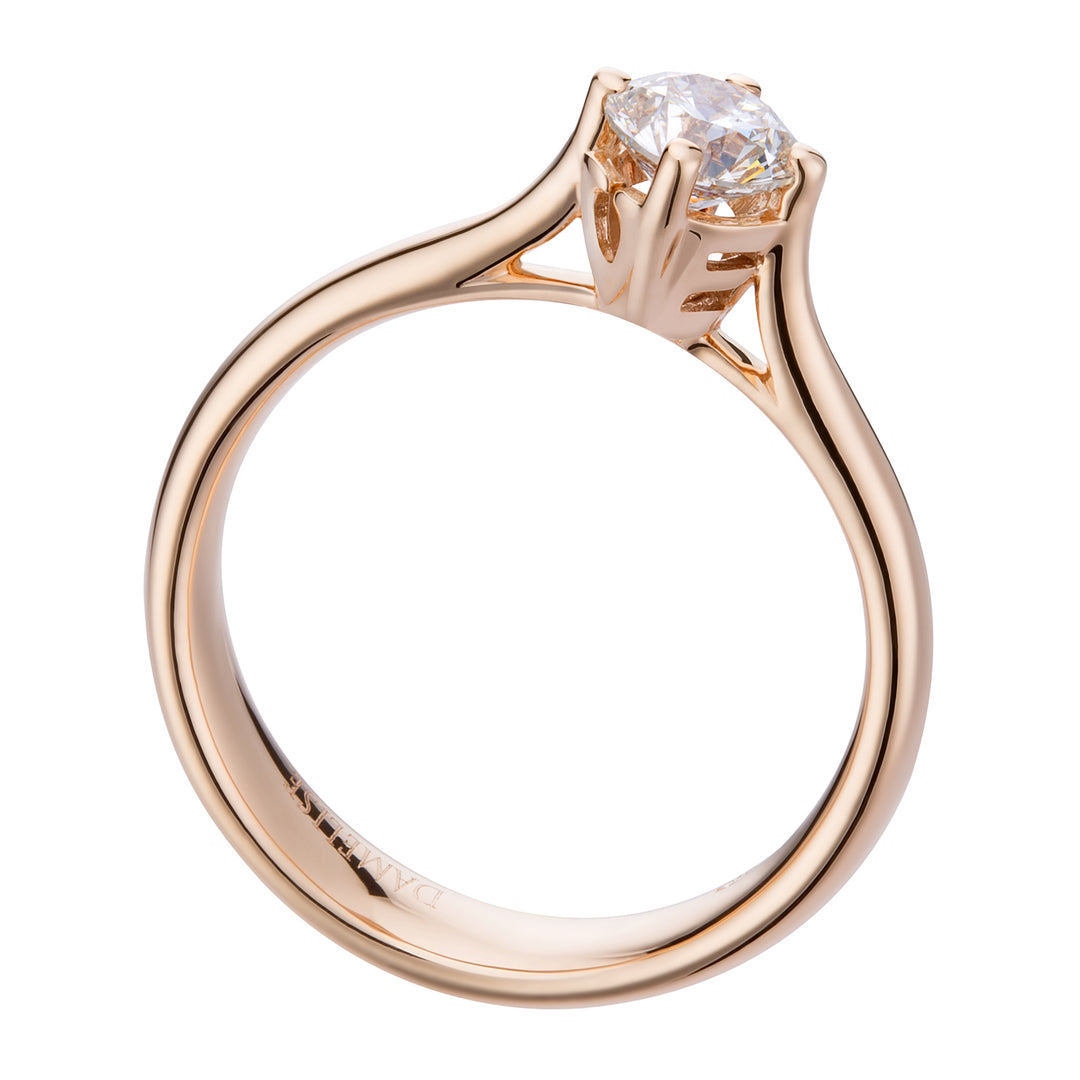 Bague solitaire amour World Diamond Group ASL034DI-18355110047
