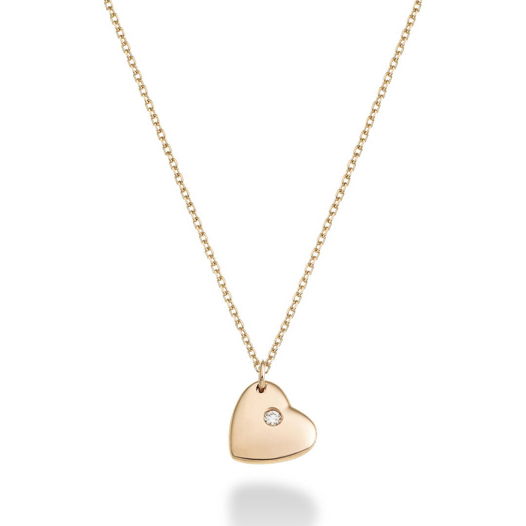 Nihama cl 18k cuore ct.0,01 oro rosa ND5127O3BR001